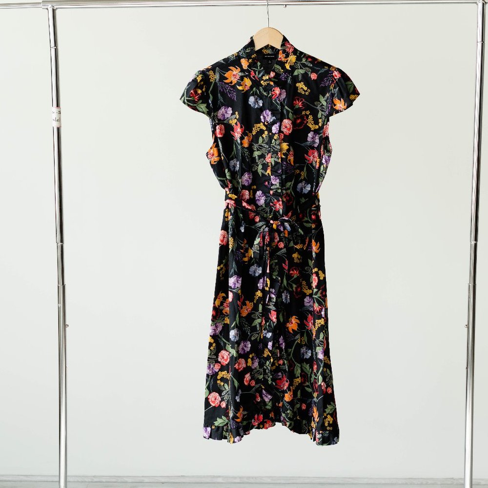 Who What Wear Floral Button up Dress